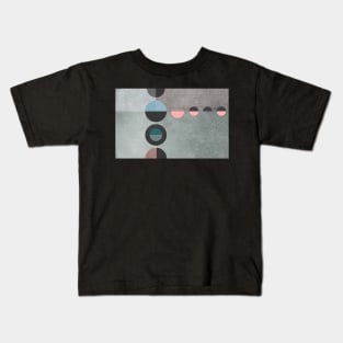 Abstract circles shapes illustration Kids T-Shirt